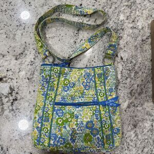 VERA BRADLEY CROSSBODY‎ English Meadow Retired Purse Handbag See Pic. Of Strap